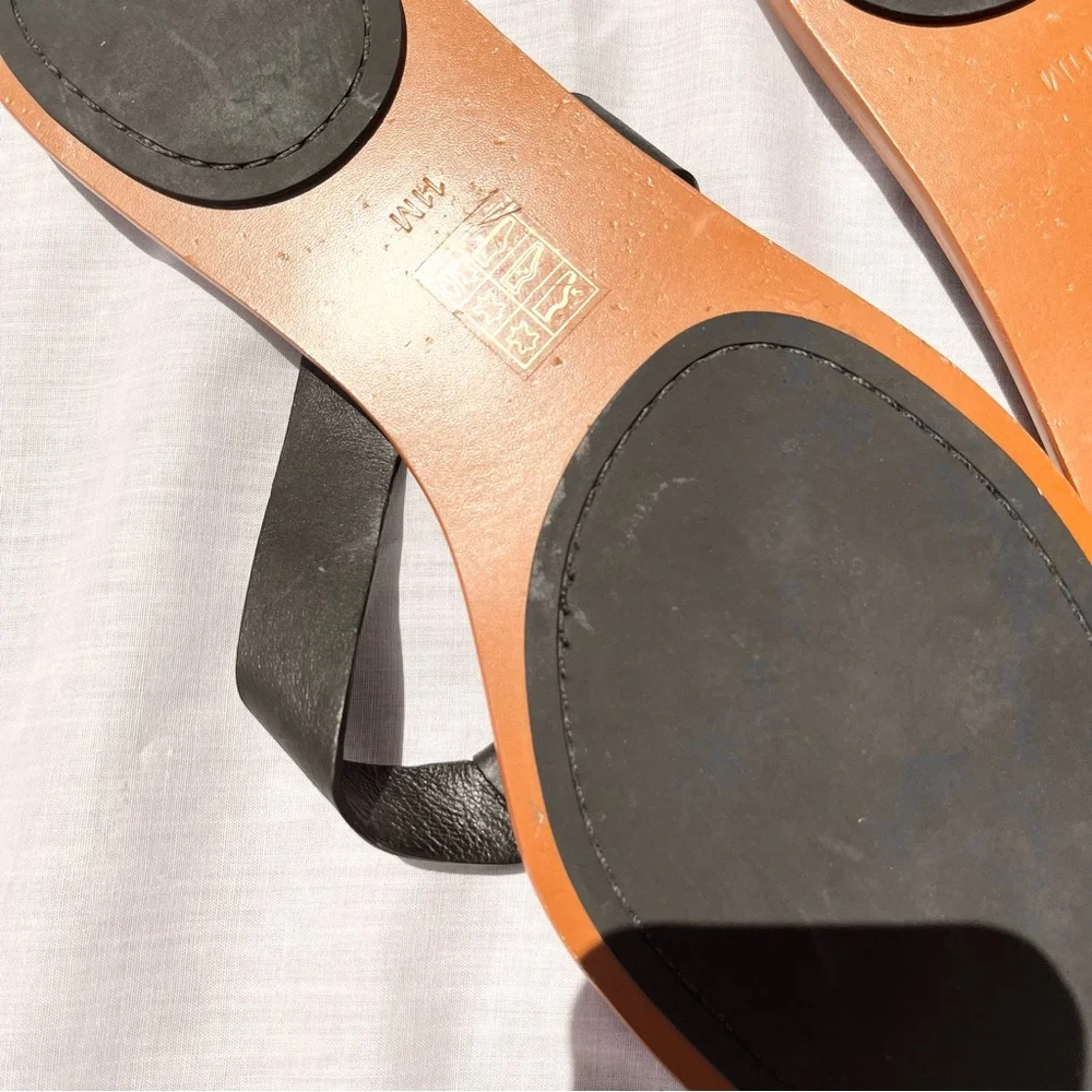 Tory Burch Black Sandals Minimalist Design - Picture 10 of 10